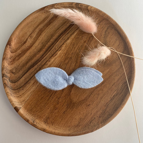 Topknot Bow In Blue