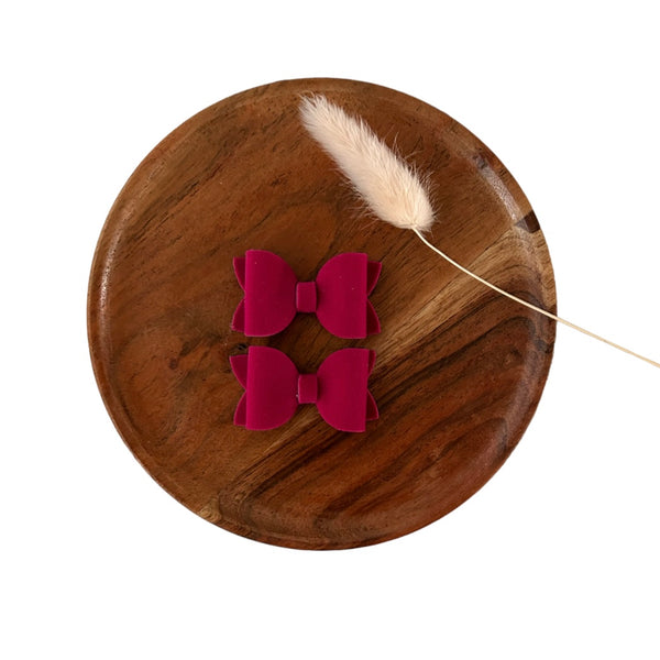 Pigtail set | Raspberry pink